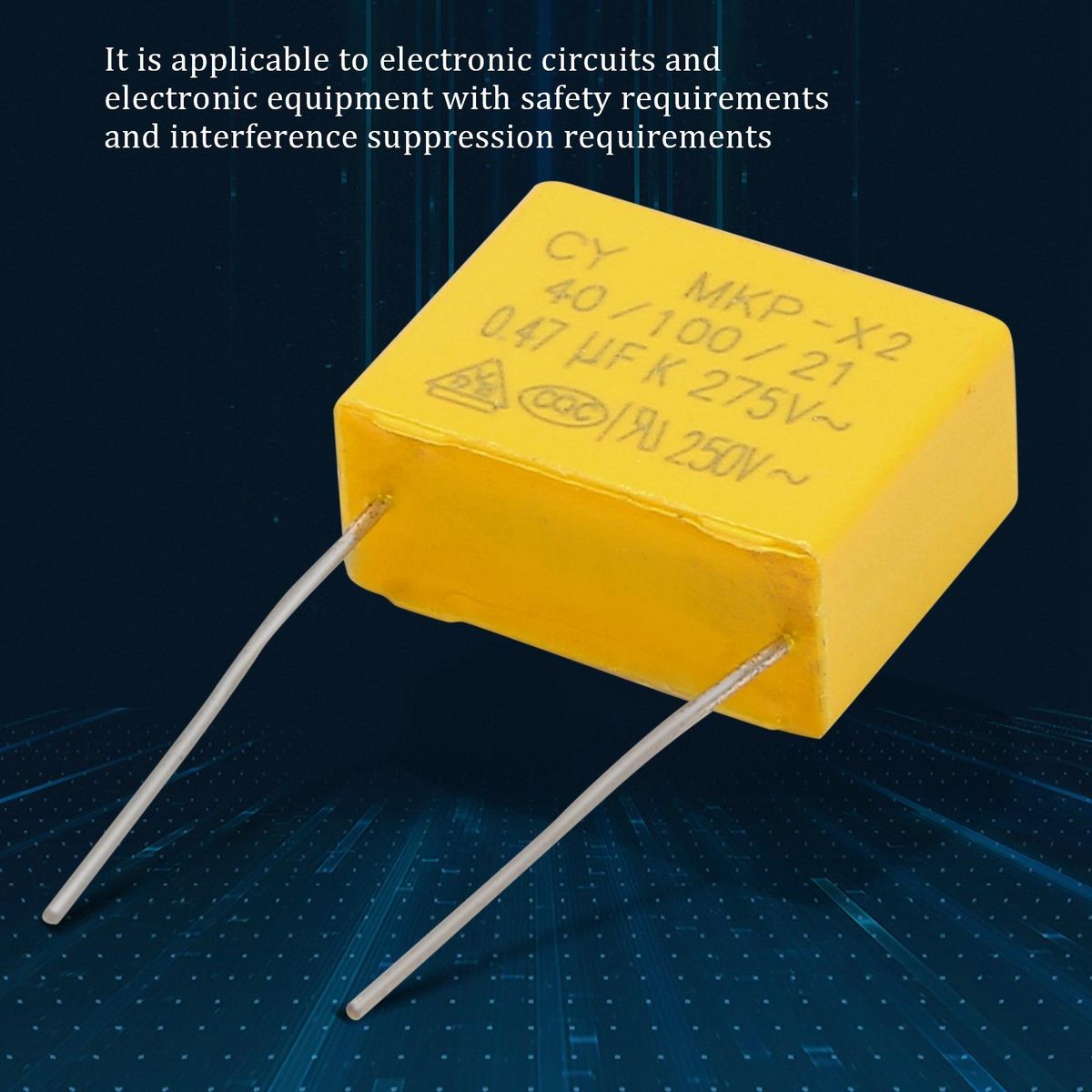 AC 275V 047uF Polypropylene Film Safety Capacitors 10 Pcs