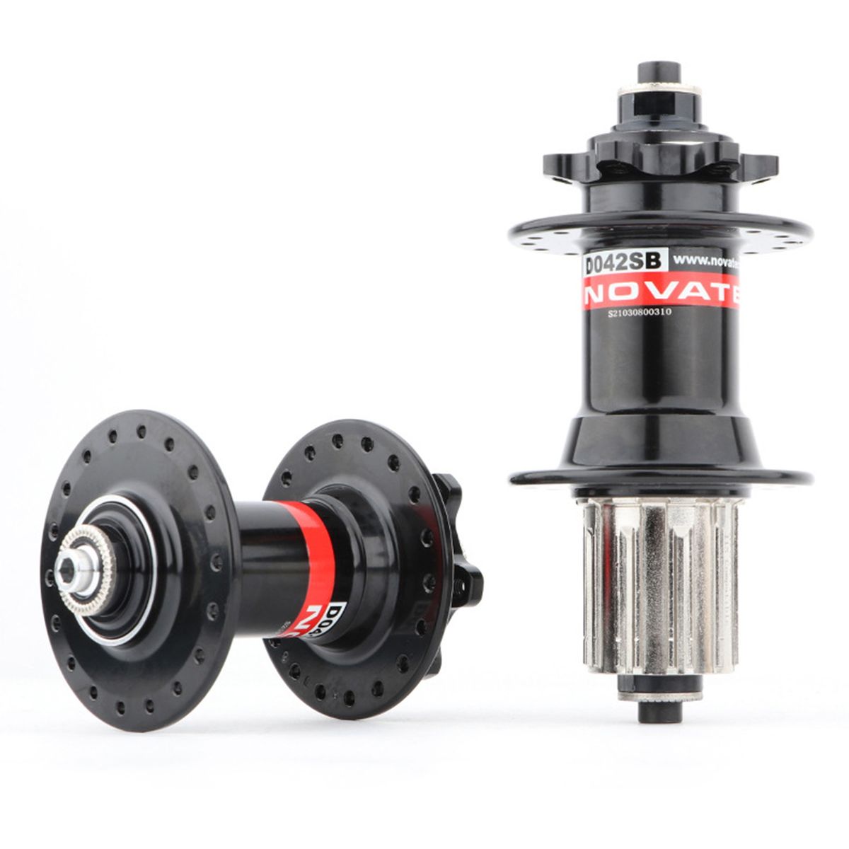 1 Pair Disc Brake Hub Rust Resistant Bicycle Hub Black