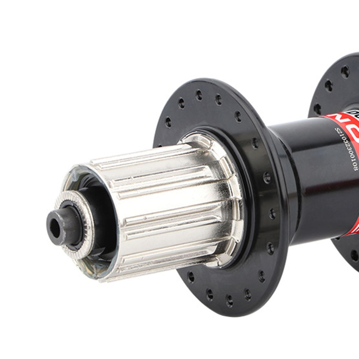 1 Pair Disc Brake Hub Rust Resistant Bicycle Hub Black