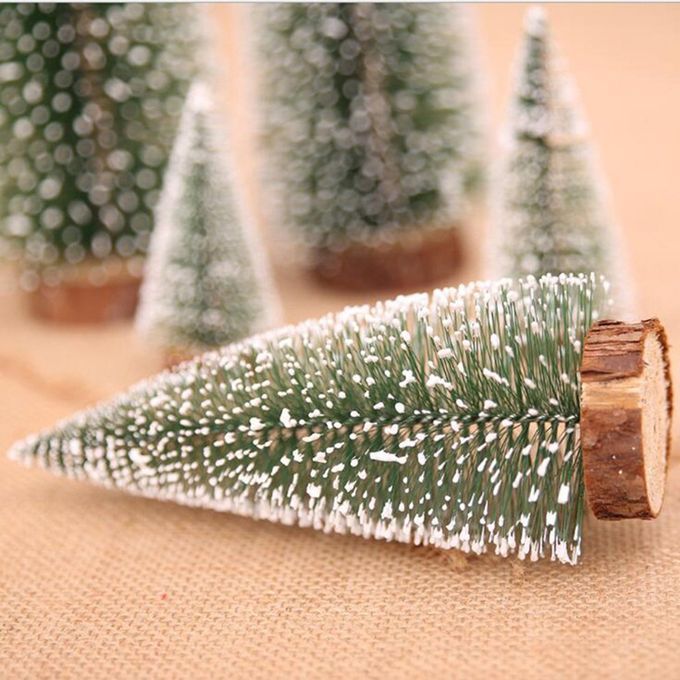 Hristmas Tree Table Ornament Mini    Edar Trees  Hristmas De Or-green-10cm