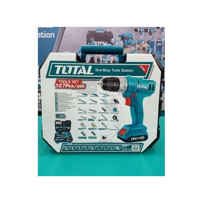 12V LI-ION CORDLESS DRILL & 128PCS TOOL KIT SET