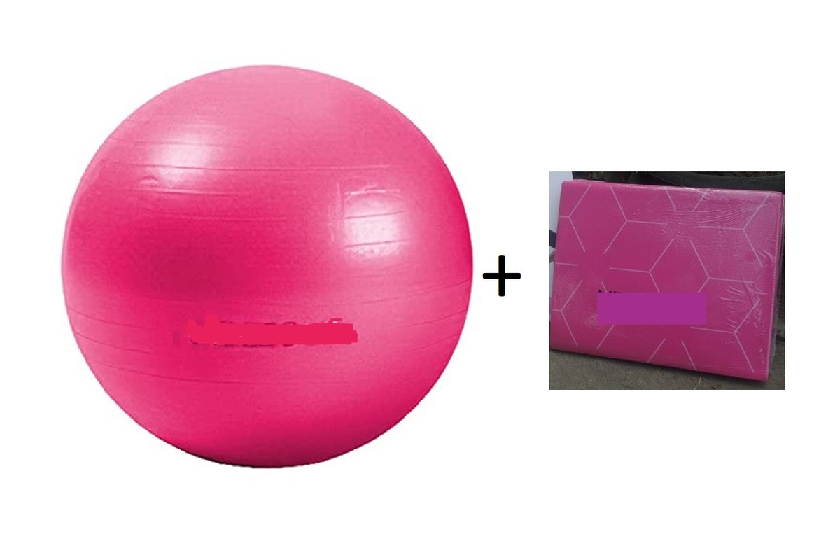 Miniso Gym Ball + Air Pump Set (65cm) Plus Yoga Mat