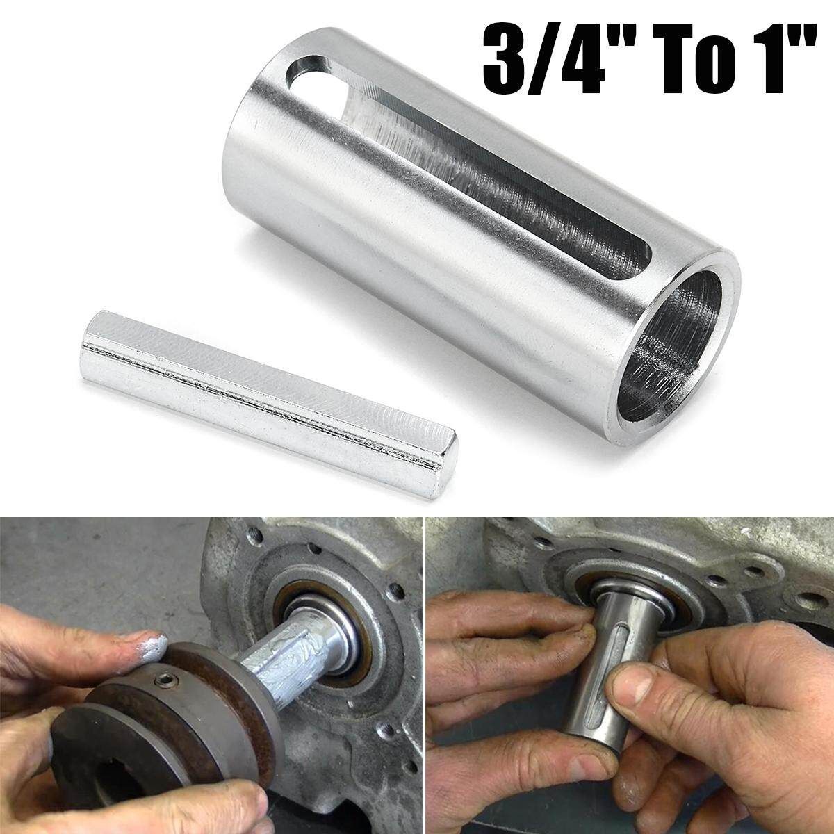 3/4" To 1" Inch W/Step Key Gas Engine Pulley Crank Shaft Sleeve Adapter Predator