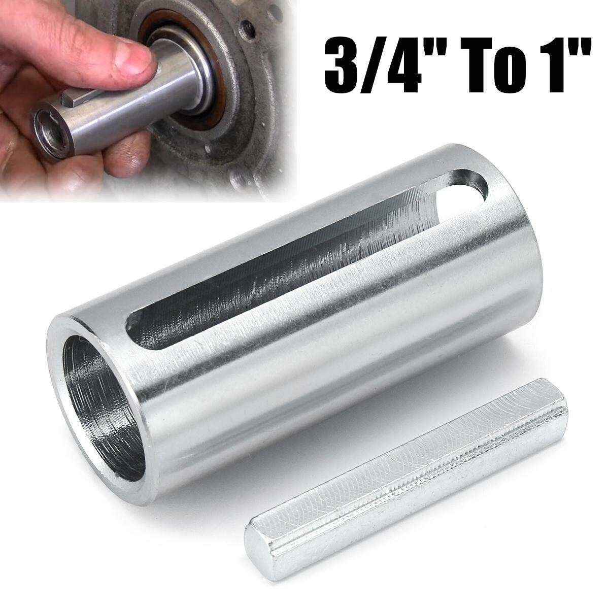 3/4" To 1" Inch W/Step Key Gas Engine Pulley Crank Shaft Sleeve Adapter Predator