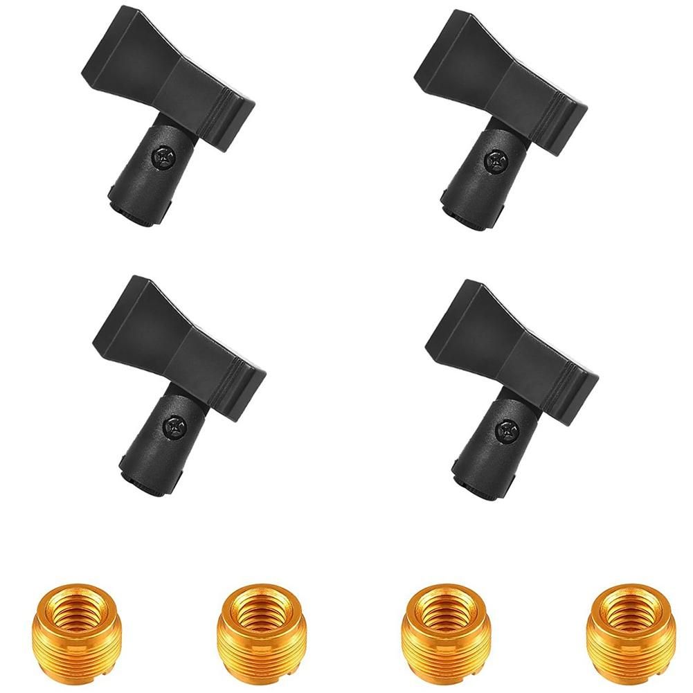 Mic Clips for Stands Microphone Clip Holder Adjustable