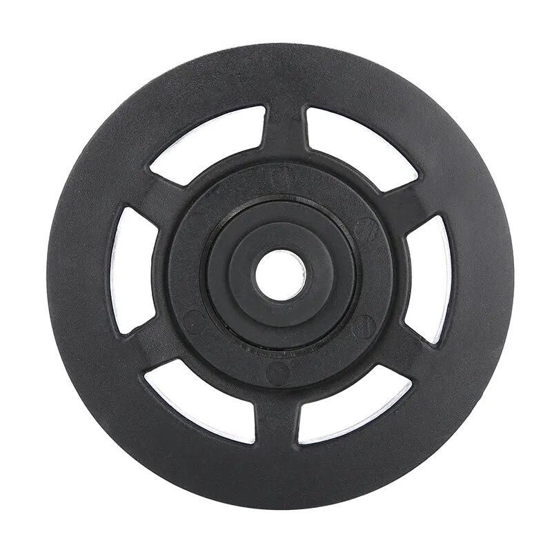High Quality Universal 95mm Black Wearproof Bearing ABS Material Pulley Wheel Cable Gym Sport Equipments Part