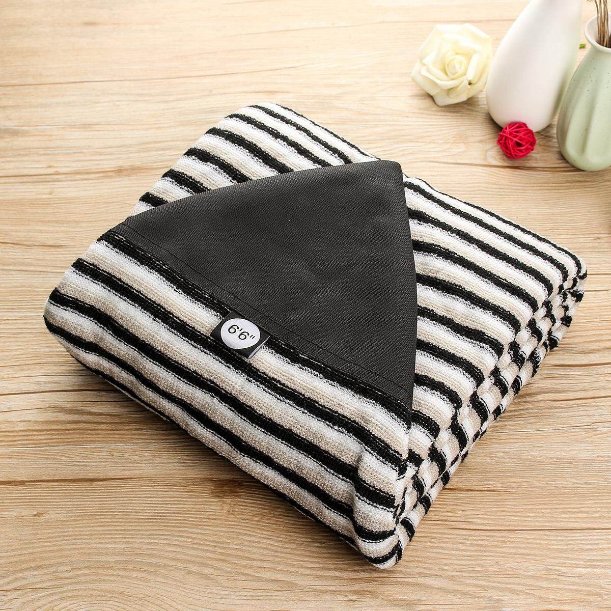 For 6'6” Surf Board Longboard Funboard Socks Cover Storage Bag Protective Case Brownish Black