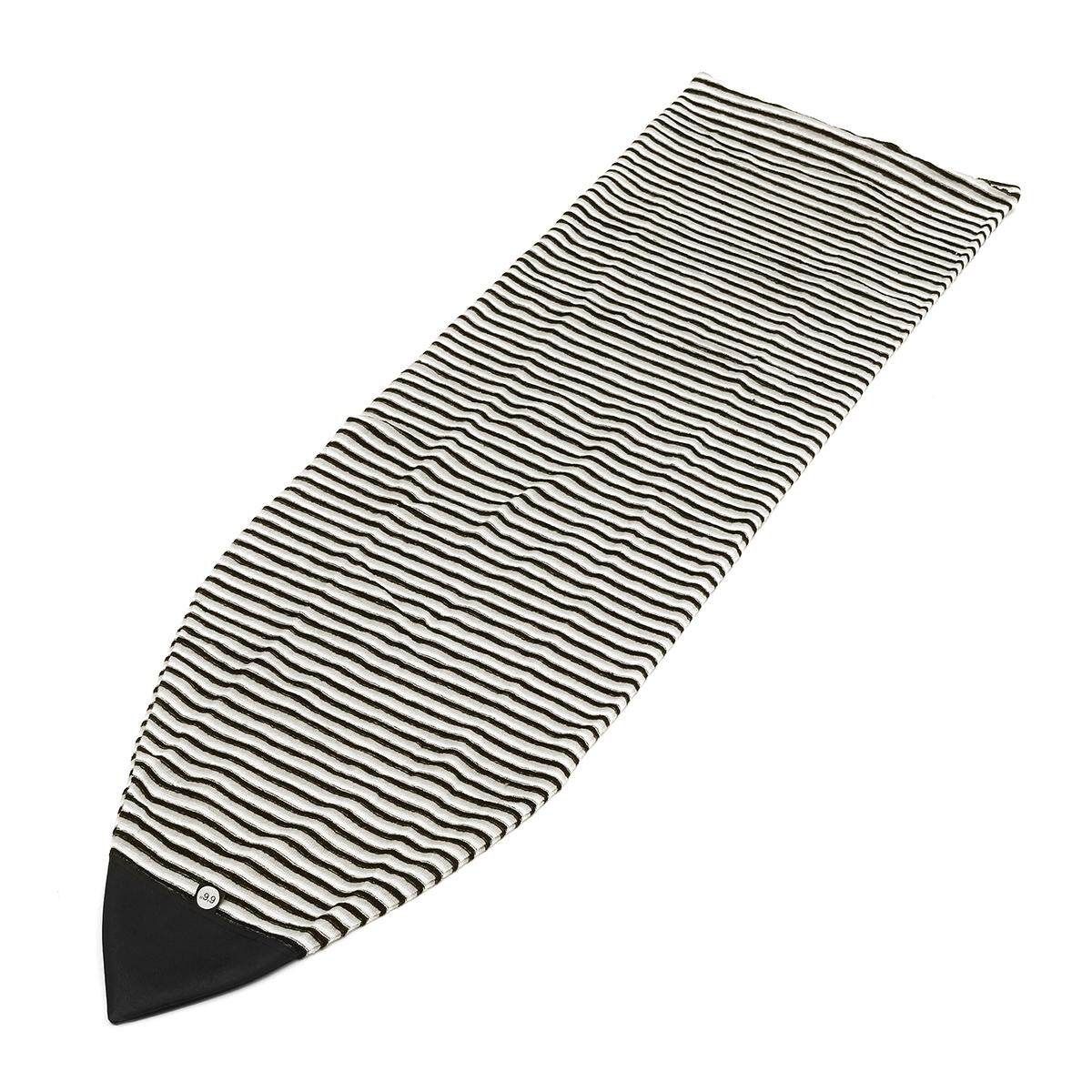 For 6'6” Surf Board Longboard Funboard Socks Cover Storage Bag Protective Case Brownish Black