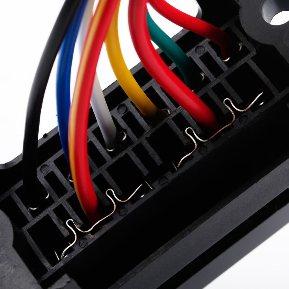6 Way DC32V Circuit Car Trailer Auto Blade Fuse Box Block
