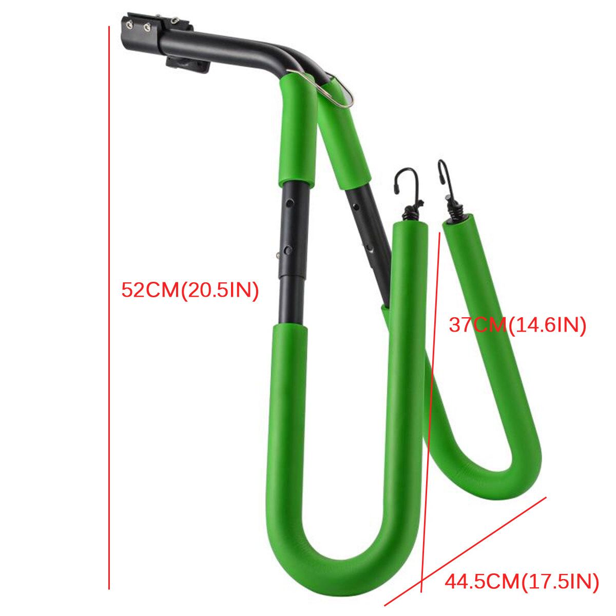 Fits Surfboard Up To 8" Bike Mount Wakeboard Rack Bicycle Surfing Carrier Mount To Seat Posts 25 To 32mm Accessories (Weight Capacity Up To 20kgs)