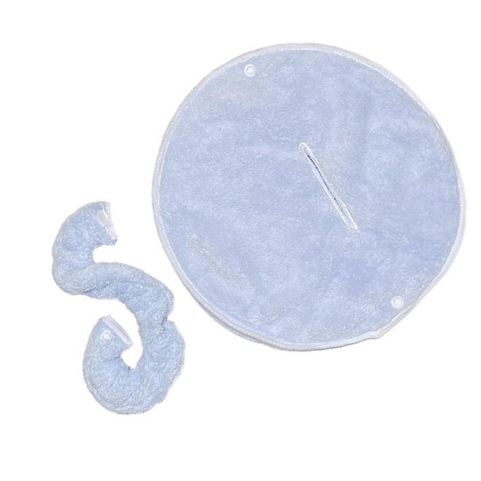 Facial Towel Mask Hydrating  Anti One Hole Strap Blue