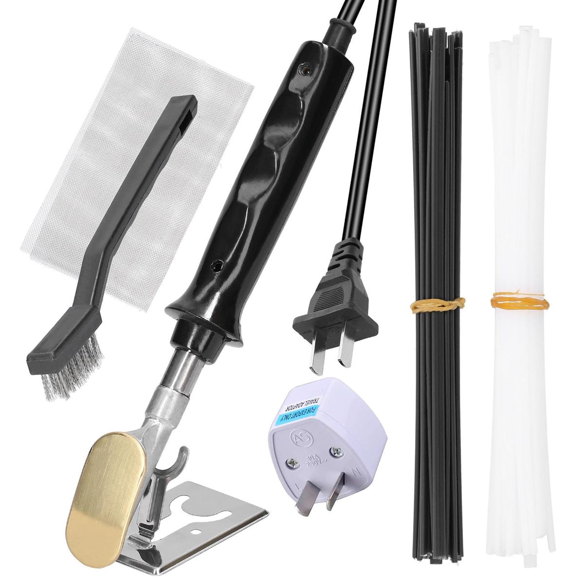 Handy Plastics Welding Device Garage Tools PVC Repairing Machine Car Bumpers Repairing Tool Hot Stapler Plastics Smoothing Tool