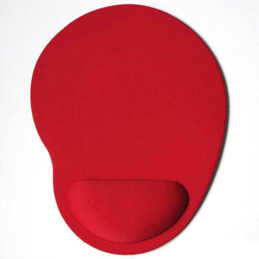 Eva Foam 3D Mouse Pad Wrist Rest Mousepad Wristbands Pad Mousepads For Gamer-red