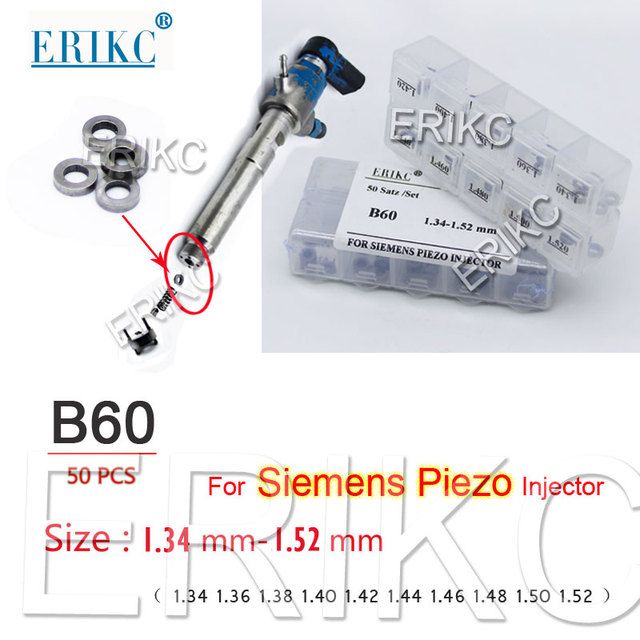 Erikc B70 Gaskets Size 1.62-1.80mm Piezo Injector