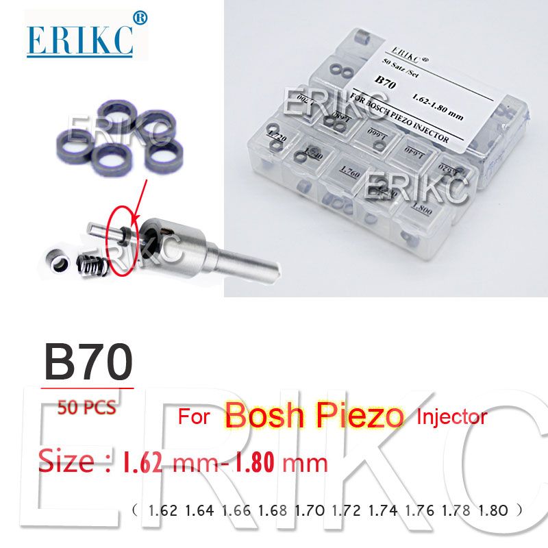 Erikc B70 Gaskets Size 1.62-1.80mm Piezo Injector
