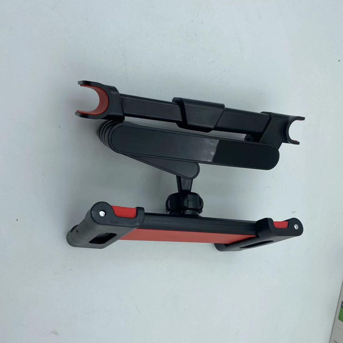 Car Mount Adjustable Clip Car Rear Pillow Phone Holder Red