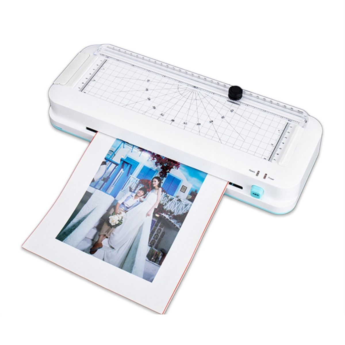 A4 Paper Photo Lamination Machine Punching Cutting