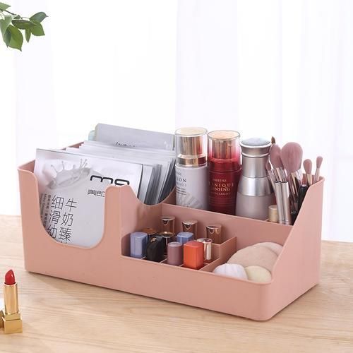 Desktop Cosmetic Storage Box Dressing Table Mask Lipstick Skin Care Products Finishing Rack Make Up Organizer Box