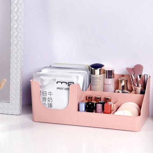 Desktop Cosmetic Storage Box Dressing Table Mask Lipstick Skin Care Products Finishing Rack Make Up Organizer Box