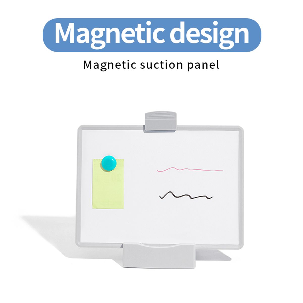 Magnetic White Board Paper Clipboard With Pen Slot