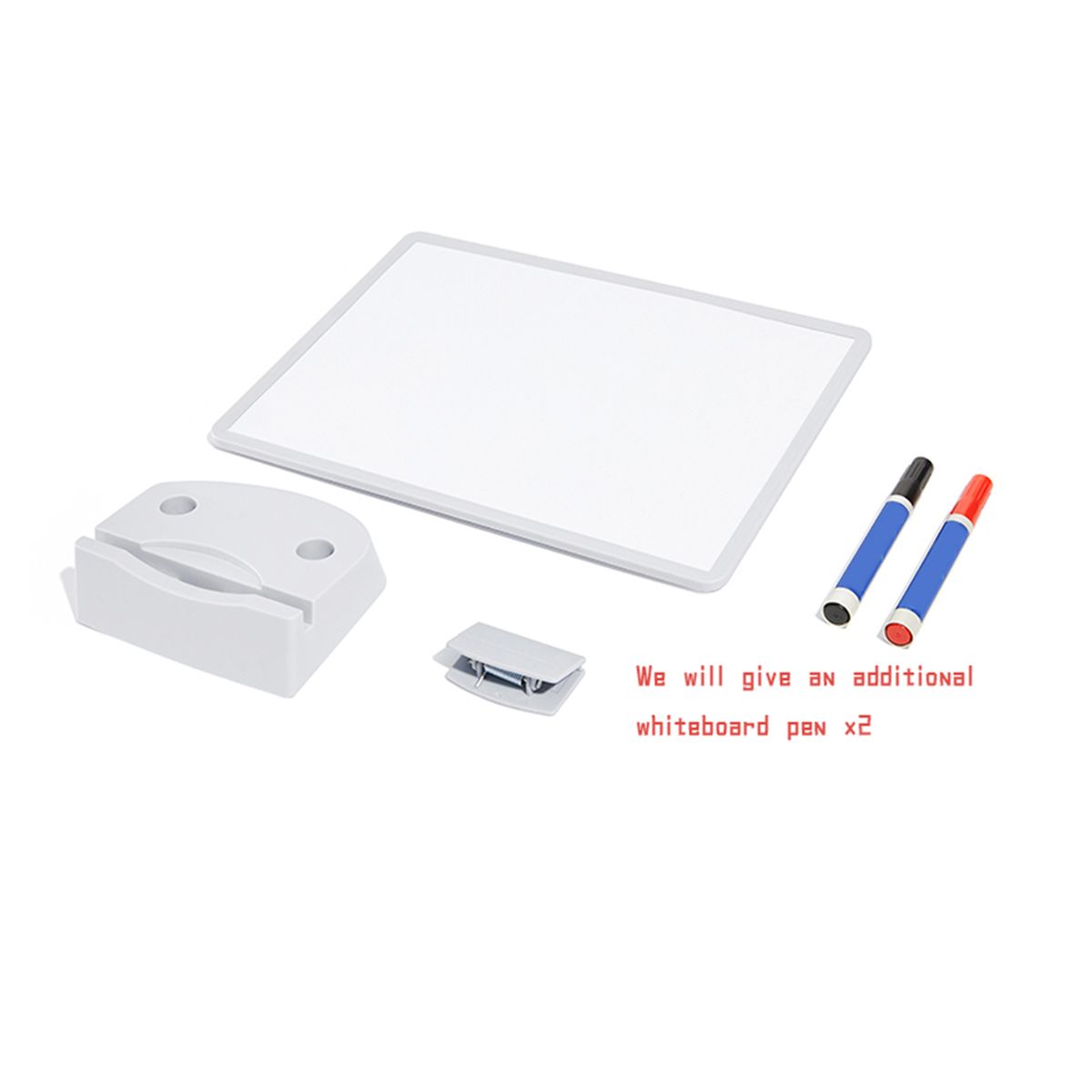 Magnetic White Board Paper Clipboard With Pen Slot