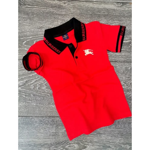 Boy's Burberry T-Shirt - Red