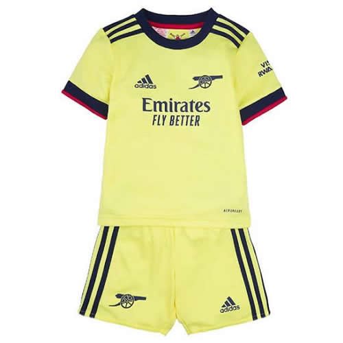 Children's Official Arsenal Fc Away Jersey In Yellow
