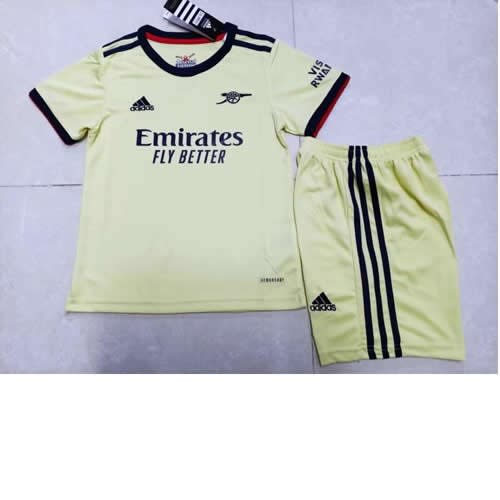 Children's Official Arsenal Fc Away Jersey In Yellow