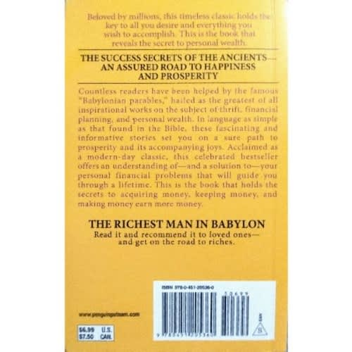 The Richest Man In Babylon By George S. Clason.