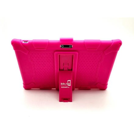 B-2040 Pro Kids Tablet - 10.1" - 64GB ROM - 4GB RAM  - Dual SIM - 4G LTE - 4000mAh - Pink Pouch