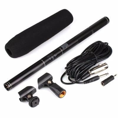 Super Uni-Directional Condenser Microphone & Boom Mic For Camera