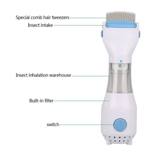 Chemical Free V-comb Electric Head Lice Comb Removal Treatment
