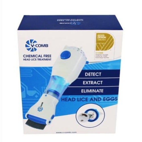 Chemical Free V-comb Electric Head Lice Comb Removal Treatment