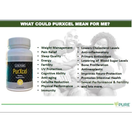 Live Pure Purxcel - 15 Capsules