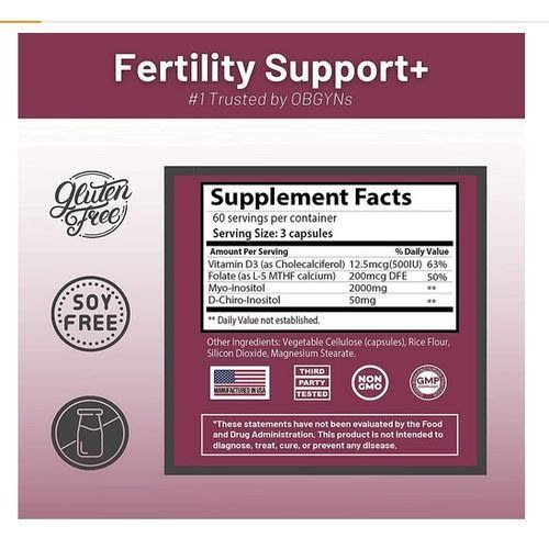 Myo-inositol & D-chiro Inositol - 180capsules