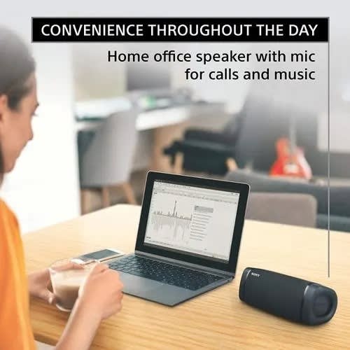 Extra Bass Wireless Bluetooth Speaker= Ip67 Waterproof - Black -Srs-xb33