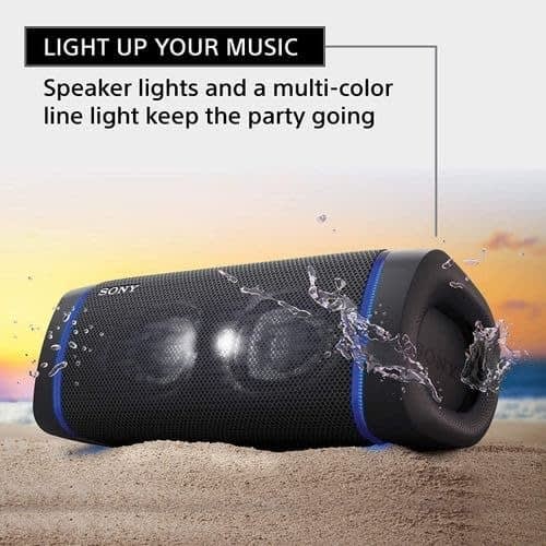 Extra Bass Wireless Bluetooth Speaker= Ip67 Waterproof - Black -Srs-xb33