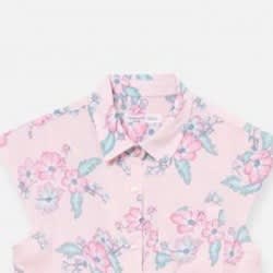 Girls Button Down Shirt - Pink