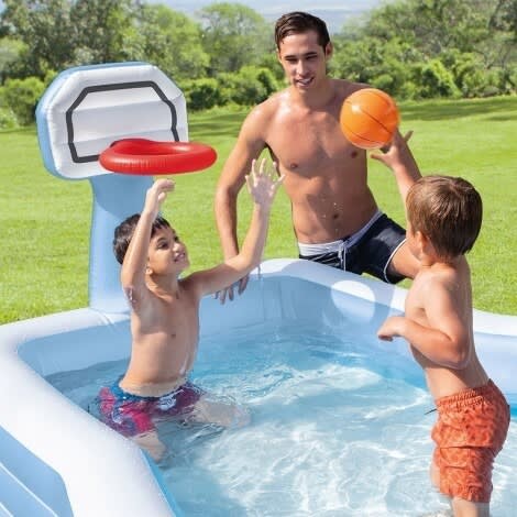 Swim Center Shooting Hoops