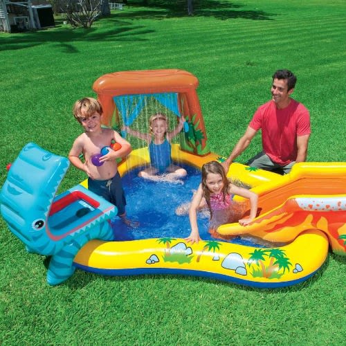 Dinosaur Play Center With Electric Pump