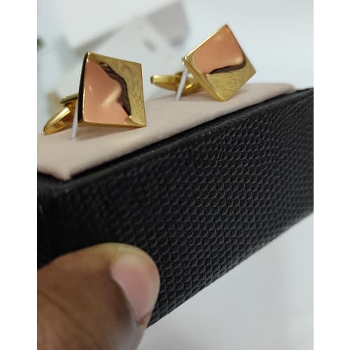Men Cufflinks 05 - Gold