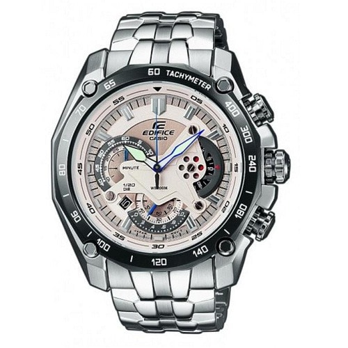 Edifice EF550PB Chronograph - White Dial