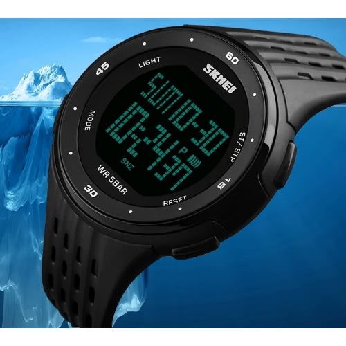 LED Sport Rubber Strap Wrist Watch