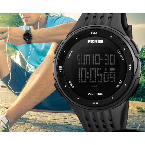 LED Sport Rubber Strap Wrist Watch