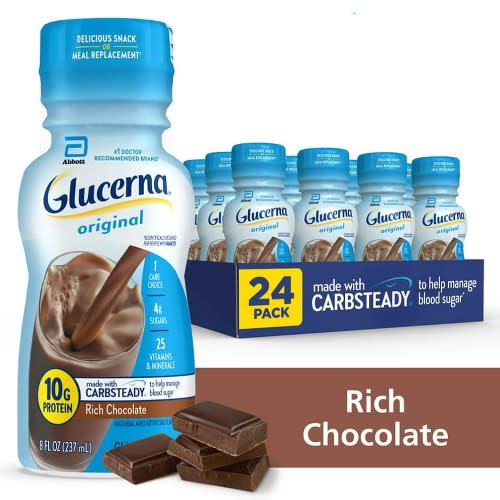 Glucerna Diabetes Nutritional Chocolate Shake - 24 Pack - 237ml