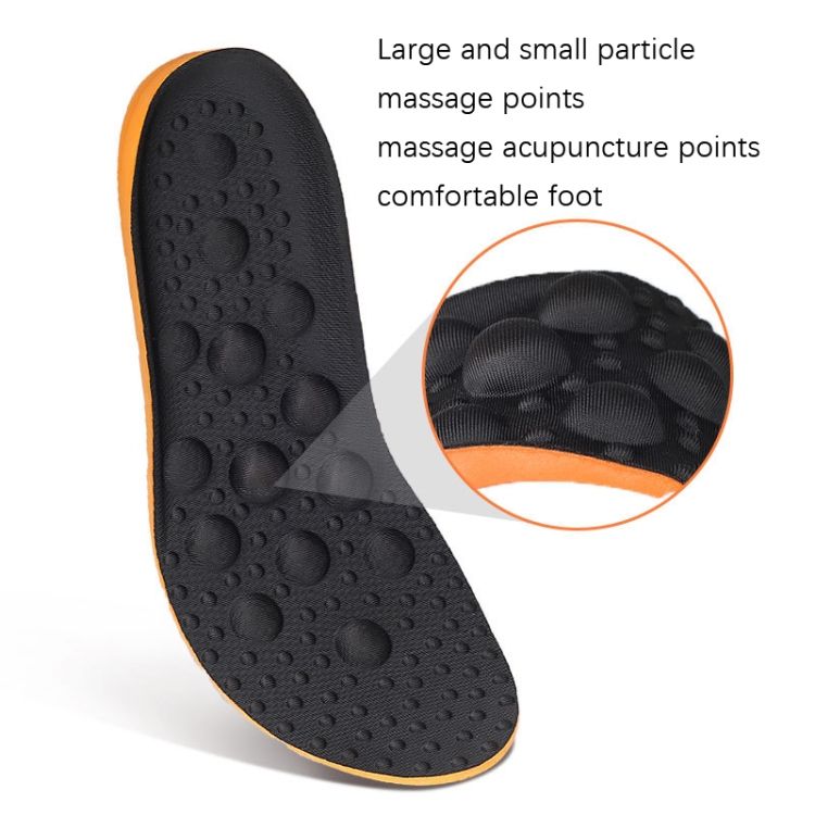 2 Pairs Massage Insoles , Size: L 43-46 Yard