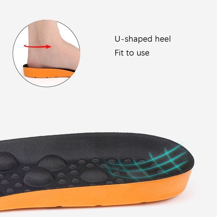 2 Pairs Massage Insoles , Size: L 43-46 Yard