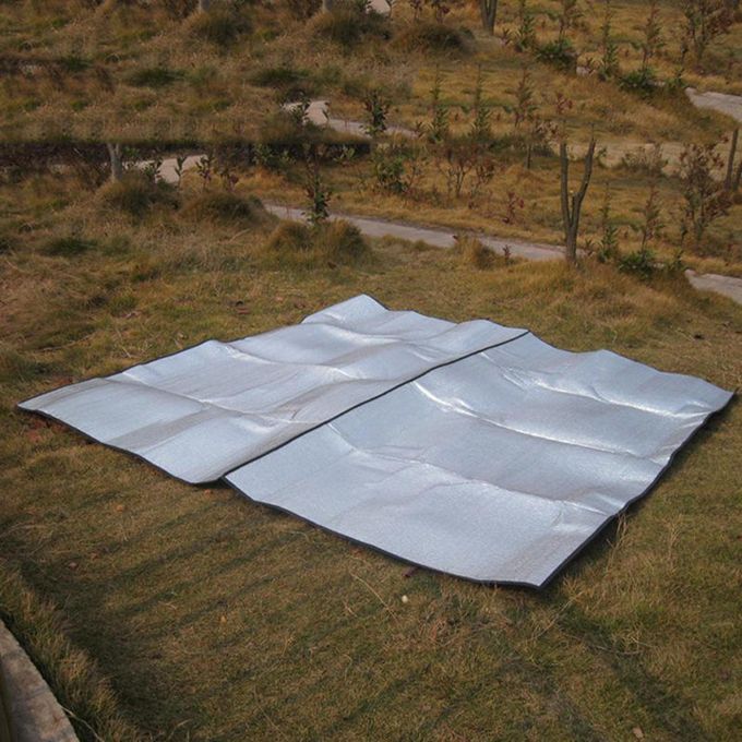 Aluminum Foil Insulation Foam Camping Blanket Compact Picnic Sleeping