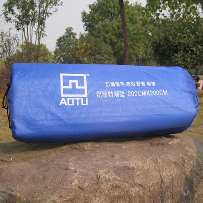 Aluminum Foil Insulation Foam Camping Blanket Compact Picnic Sleeping
