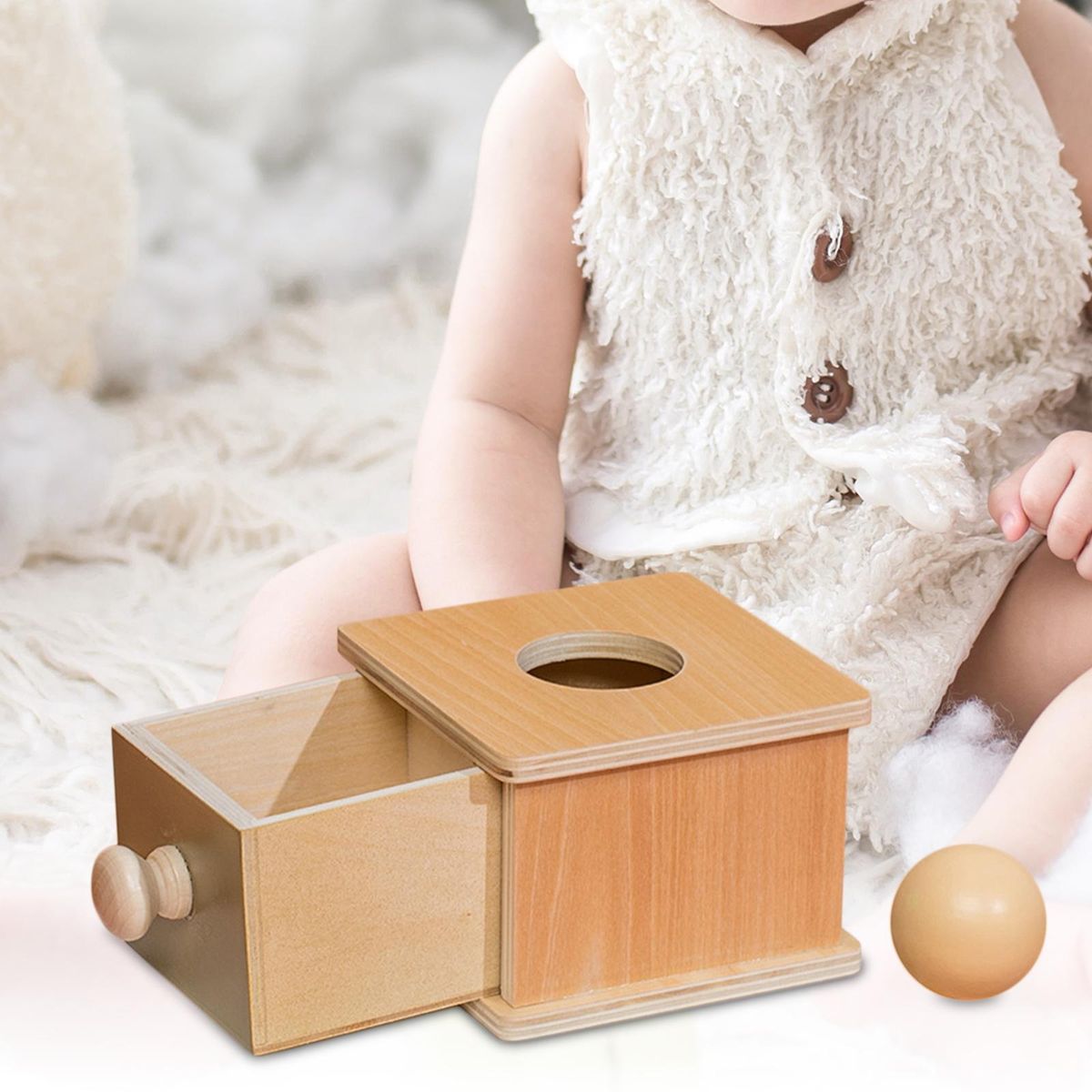 Coin Box With Drawer Early Educational Toy Learning